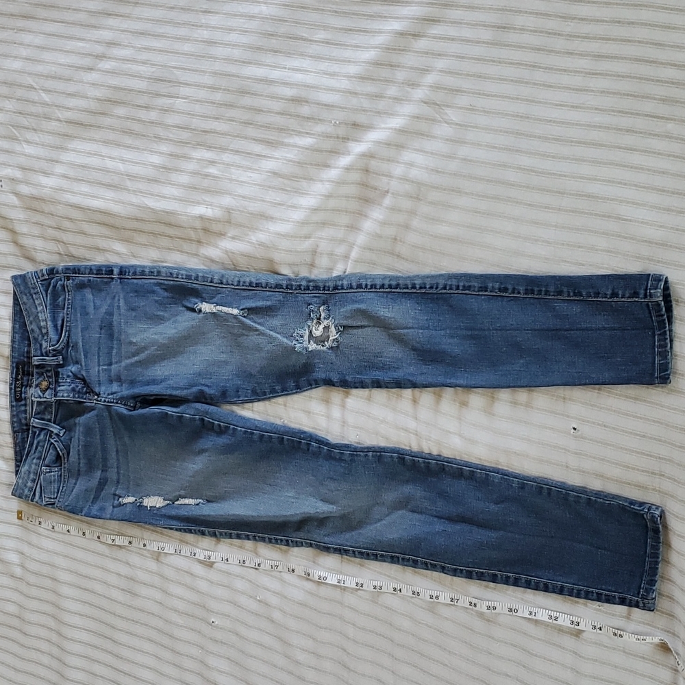 Guess. Blue jeans.  Skinny . Great condition . Size 25 x 30